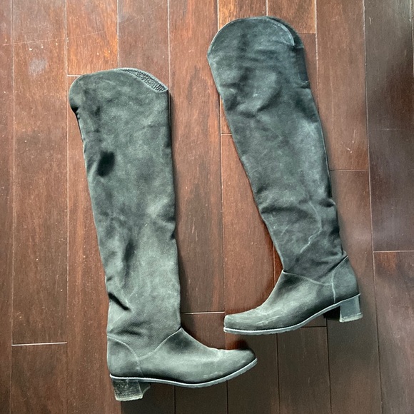 Stuart Weitzman Shoes - Stuart Weitzman Over The Knee Boot in Black